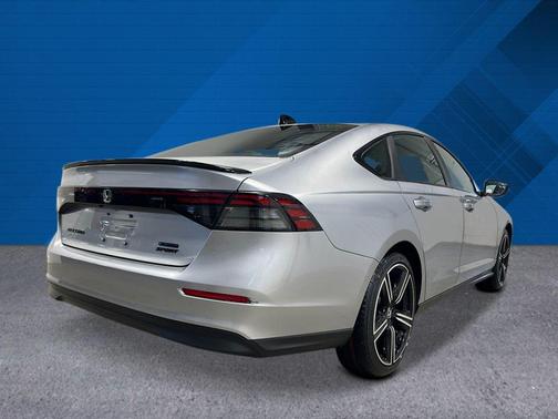 Solar Silver Metallic 2026 Honda Accord Hybrid Sport