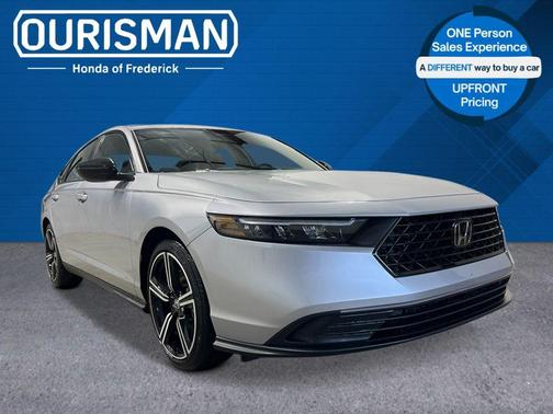 Solar Silver Metallic 2026 Honda Accord Hybrid Sport