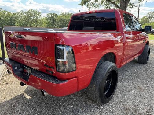 Red 2017 RAM 1500 Night 4x4 4dr Crew Cab 5.5 ft. SB Pickup