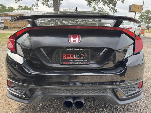 Black 2017 Honda Civic Si