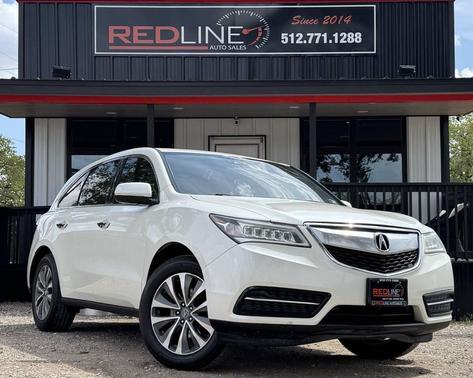 White 2016 Acura MDX 3.5L w/Technology Package