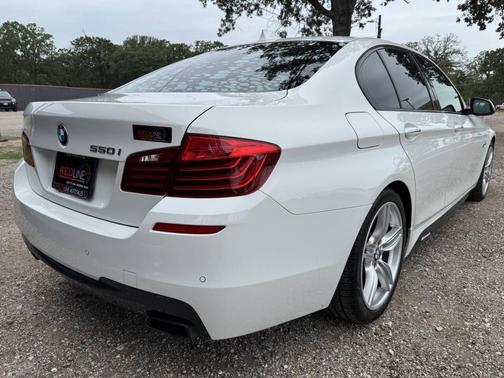 White 2015 BMW 550 550i 4dr Sedan