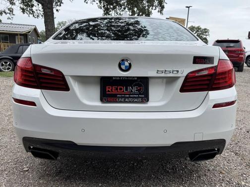 White 2015 BMW 550 550i 4dr Sedan