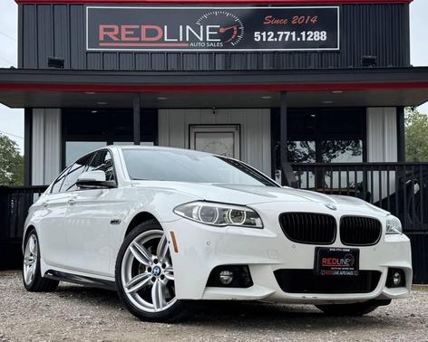 White 2015 BMW 550 550i 4dr Sedan