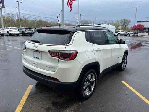 White Clearcoat 2019 Jeep Compass Limited