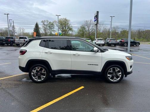 White Clearcoat 2019 Jeep Compass Limited