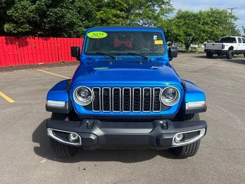 Hydro Blue Pearl 2025 Jeep Wrangler Sahara