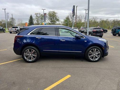 Opulent Blue Metallic 2025 Cadillac XT5 Premium Luxury