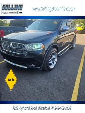 Brilliant Black Crystal Pearlcoat 2012 Dodge Durango Citadel