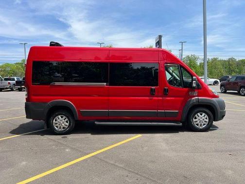 Flame Red Clearcoat 2017 RAM ProMaster 2500 Window Van High Roof