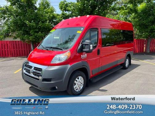 Flame Red Clearcoat 2017 RAM ProMaster 2500 Window Van High Roof