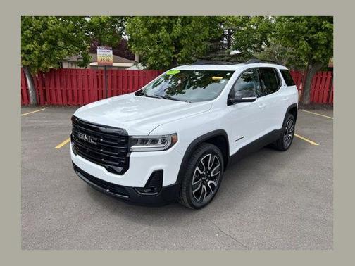 Summit White 2021 GMC Acadia SLT