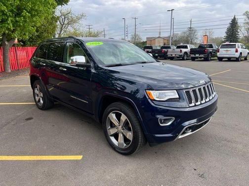 True Blue Pearlcoat 2016 Jeep Grand Cherokee Overland