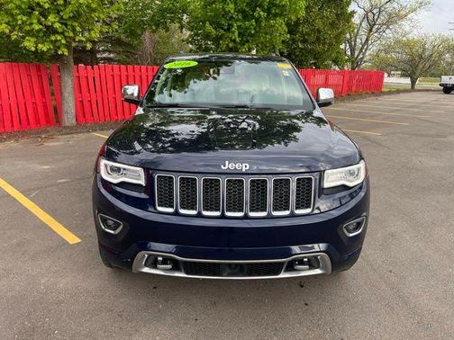 True Blue Pearlcoat 2016 Jeep Grand Cherokee Overland