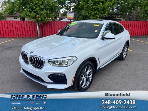 Mineral White Metallic 2021 BMW X4 xDrive30i