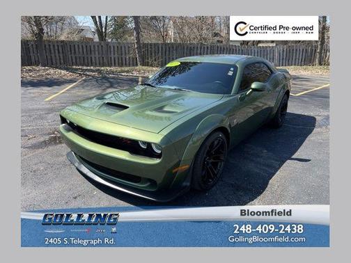 F8 Green 2022 Dodge Challenger R/T Scat Pack