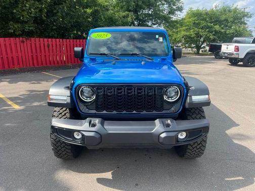 Hydro Blue Pearl 2025 Jeep Wrangler Sport