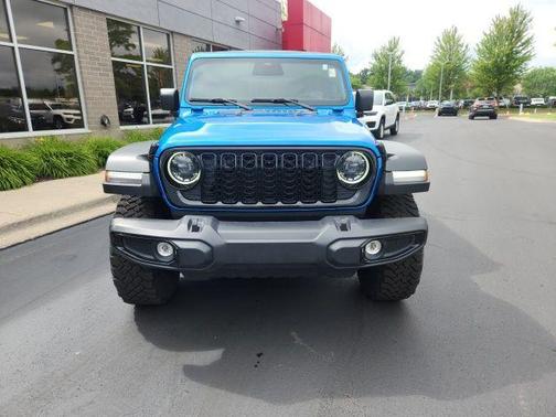 Hydro Blue Pearl 2025 Jeep Wrangler Sport