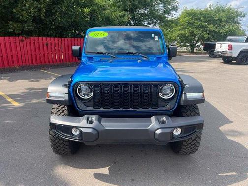 Hydro Blue Pearl 2025 Jeep Wrangler Sport