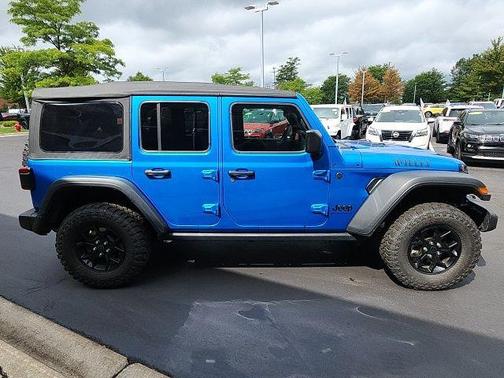 Hydro Blue Pearl 2025 Jeep Wrangler Sport