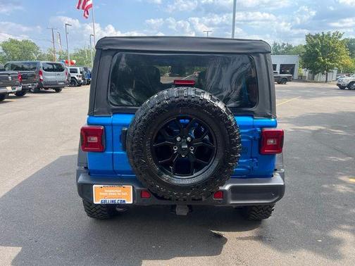 Hydro Blue Pearl 2025 Jeep Wrangler Sport