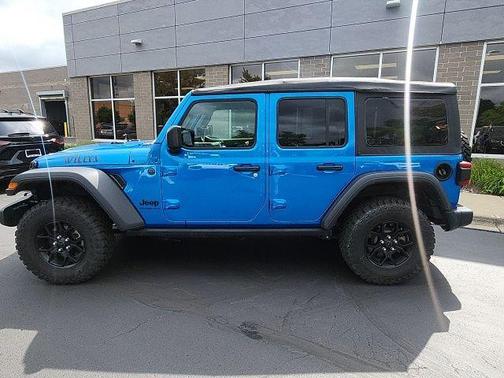 Hydro Blue Pearl 2025 Jeep Wrangler Sport