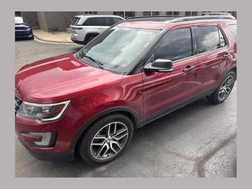 Ruby Red Metallic 2017 Ford Explorer sport