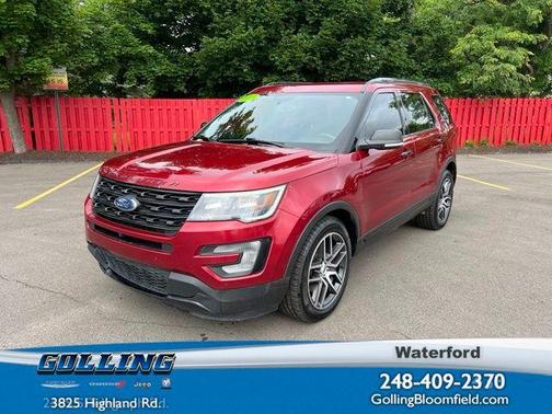 Ruby Red Metallic 2017 Ford Explorer sport