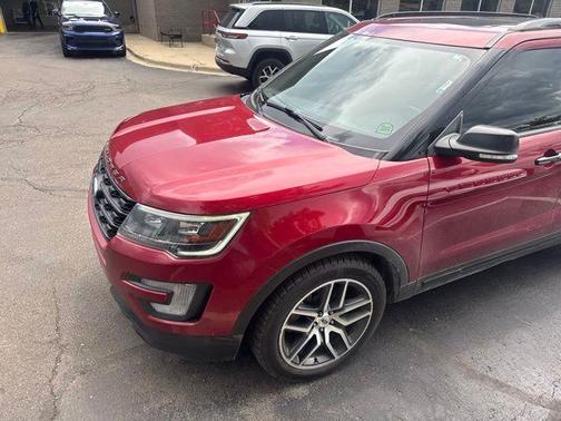 Ruby Red Metallic 2017 Ford Explorer sport