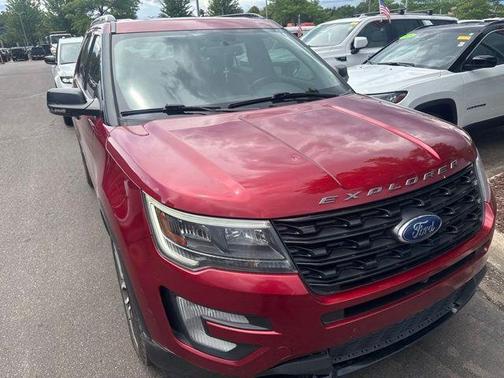 Ruby Red Metallic 2017 Ford Explorer sport