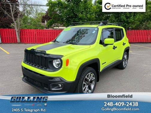 Hypergreen Clearcoat 2017 Jeep Renegade Latitude