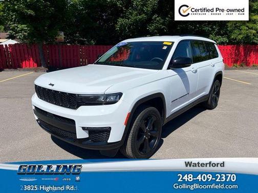 Bright White Clearcoat 2023 Jeep Grand Cherokee L Limited