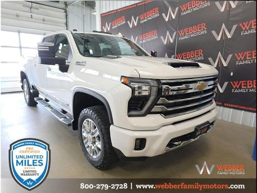 Summit White 2024 Chevrolet Silverado 3500 High Country
