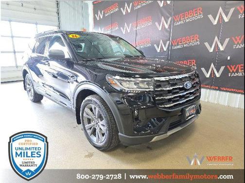 AGATE BLACK METALLIC 2026 Ford Explorer Active