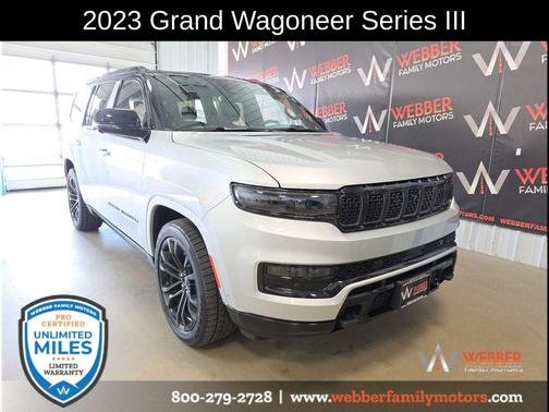 Silver Zynith 2023 Jeep Grand Wagoneer Series III Obsidian 4x4