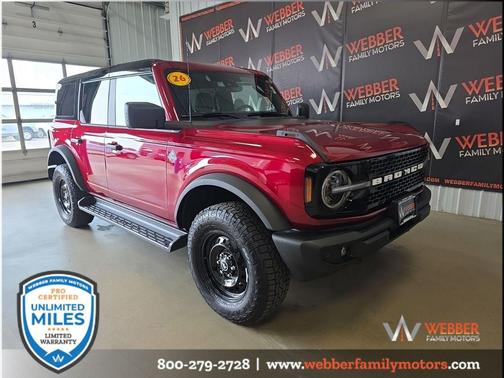 Ruby Red Metallic Tinted Clearcoat 2026 Ford Bronco Outer Banks