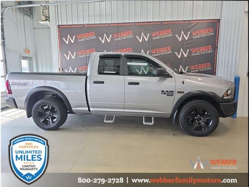 Billet Silver Metallic Clearcoat 2021 RAM 1500 Classic Warlock Quad Cab 4x4 6'4' Box