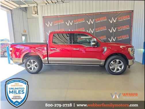 Rapid Red Metallic Tinted Clearcoat 2022 Ford F-150 King Ranch