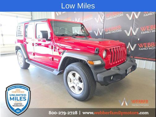 Firecracker Red Clearcoat 2021 Jeep Wrangler Unlimited Sport