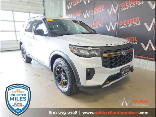 Space White Metallic 2026 Ford Explorer Tremor