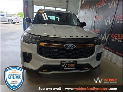 Space White Metallic 2026 Ford Explorer Tremor
