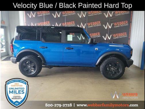 VELOCITY BLUE METALLIC 2025 Ford Bronco Big Bend