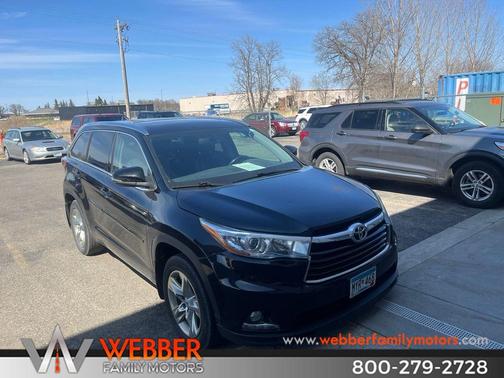 Attitude Black Metallic 2015 Toyota Highlander Limited