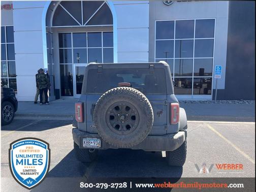 AZURE GRAY MET TRI-COAT 2023 Ford Bronco Wildtrak