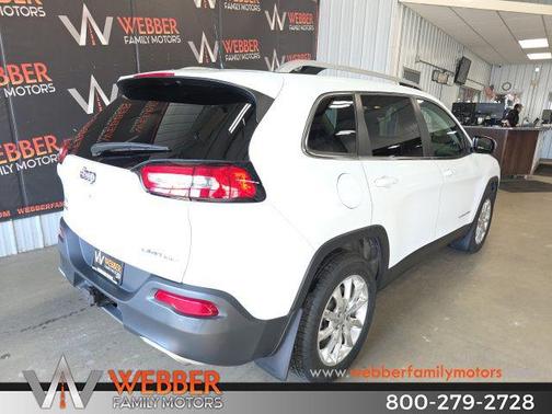 Bright White Clearcoat 2017 Jeep Cherokee Limited