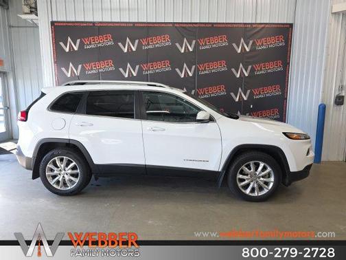 Bright White Clearcoat 2017 Jeep Cherokee Limited