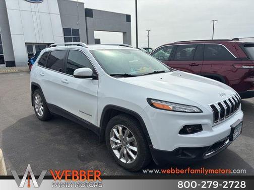 Bright White Clearcoat 2017 Jeep Cherokee Limited