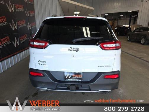 Bright White Clearcoat 2017 Jeep Cherokee Limited