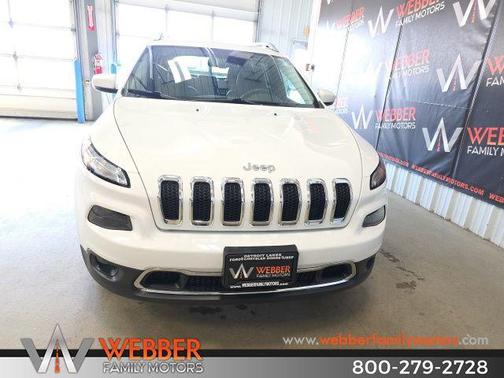 Bright White Clearcoat 2017 Jeep Cherokee Limited