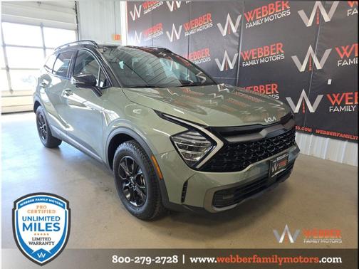 Jungle Green/Ebony Black Roof 2023 Kia Sportage S